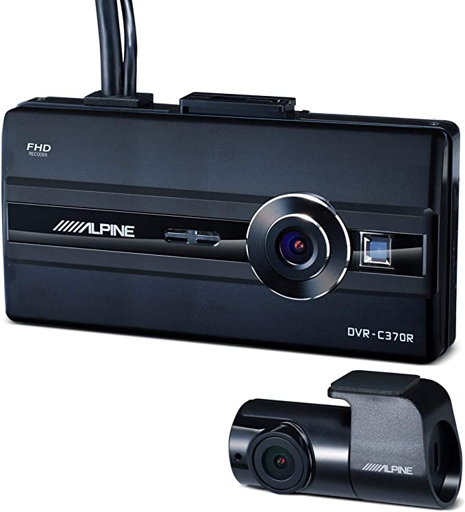 ALPINE 2カメラLCDディスプレイ付き DVR-C370R