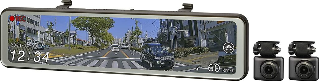 コムテック 車用 ドライブレコーダー搭載電子ルームミラー ZDR038